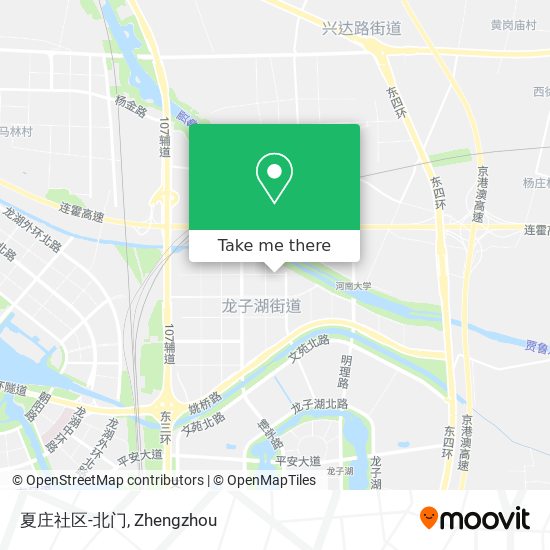 夏庄社区-北门 map