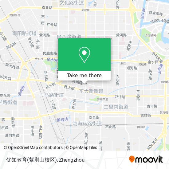 优知教育(紫荆山校区) map