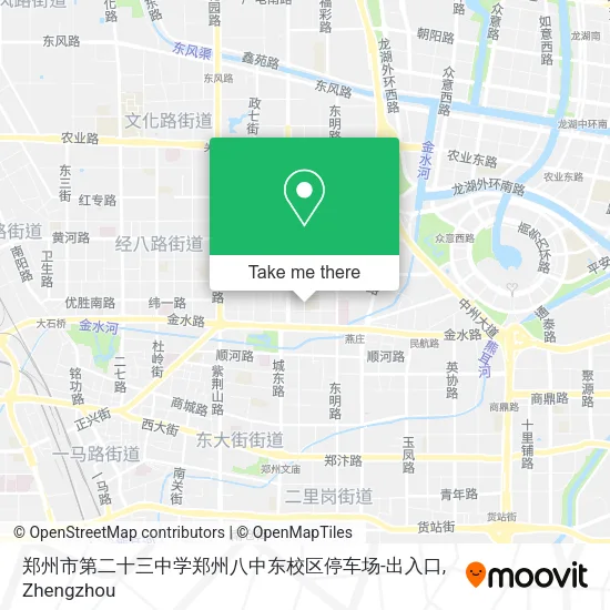 郑州市第二十三中学郑州八中东校区停车场-出入口 map