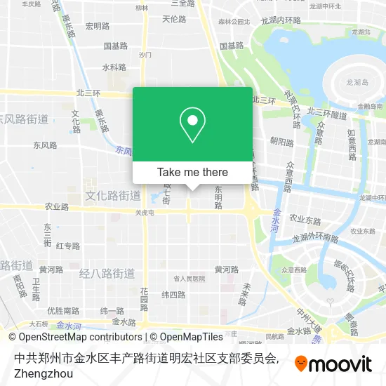 中共郑州市金水区丰产路街道明宏社区支部委员会 map