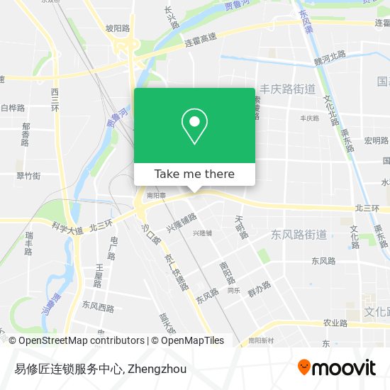 易修匠连锁服务中心 map