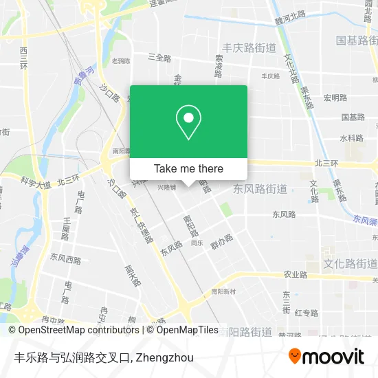 丰乐路与弘润路交叉口 map
