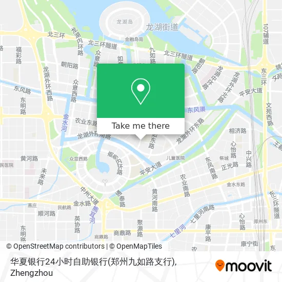 华夏银行24小时自助银行(郑州九如路支行) map