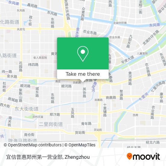 宜信普惠郑州第一营业部 map