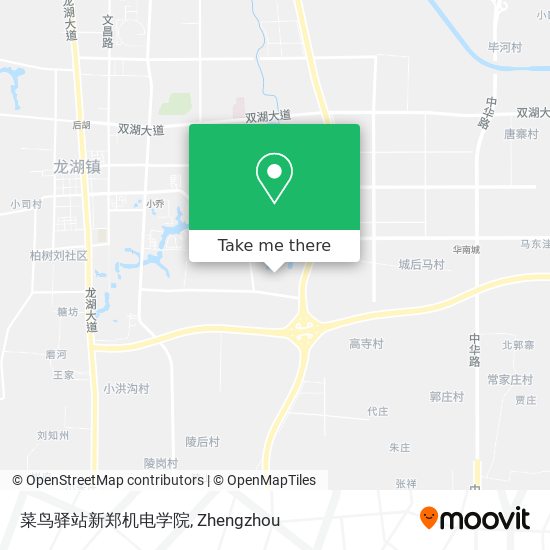 菜鸟驿站新郑机电学院 map