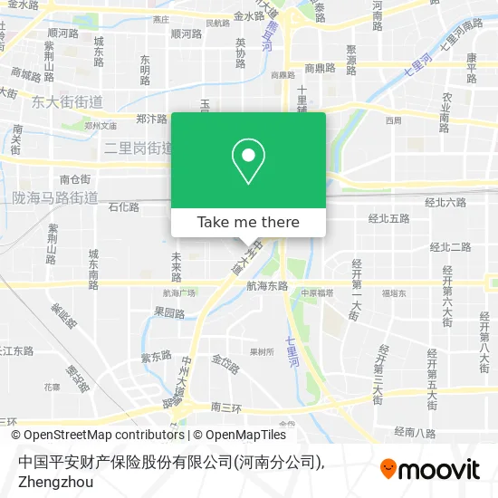 中国平安财产保险股份有限公司(河南分公司) map