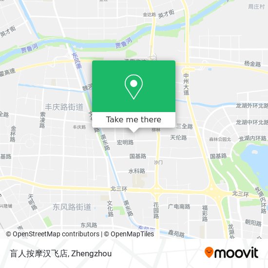 盲人按摩汉飞店 map