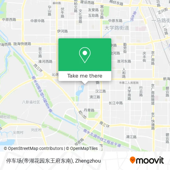 停车场(帝湖花园东王府东南) map