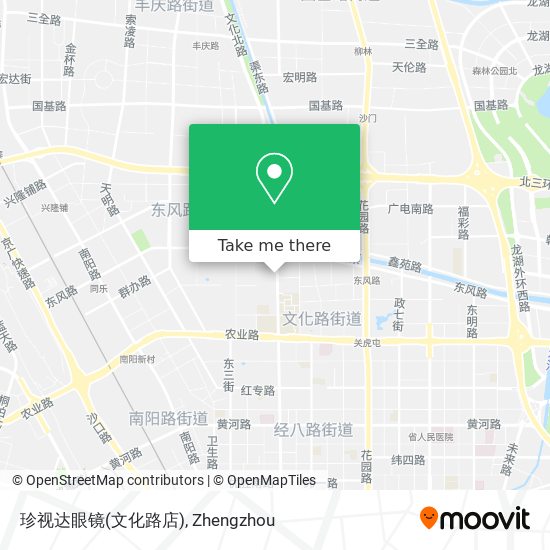 珍视达眼镜(文化路店) map