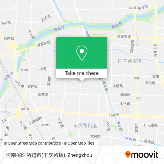 河南省医药超市(丰庆路店) map