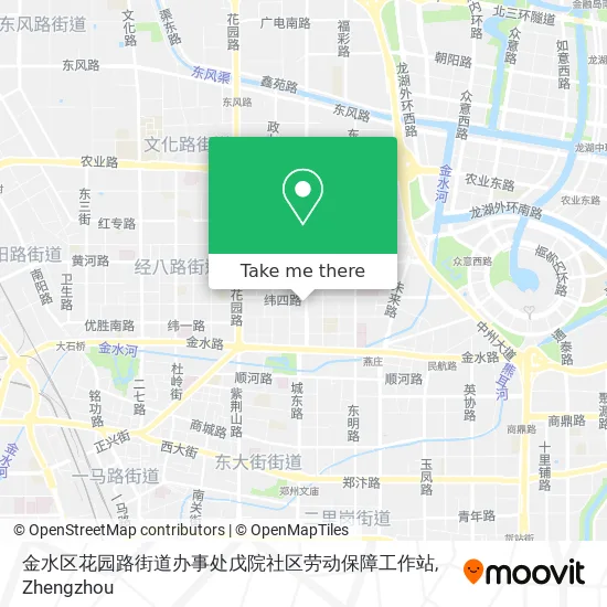 金水区花园路街道办事处戊院社区劳动保障工作站 map