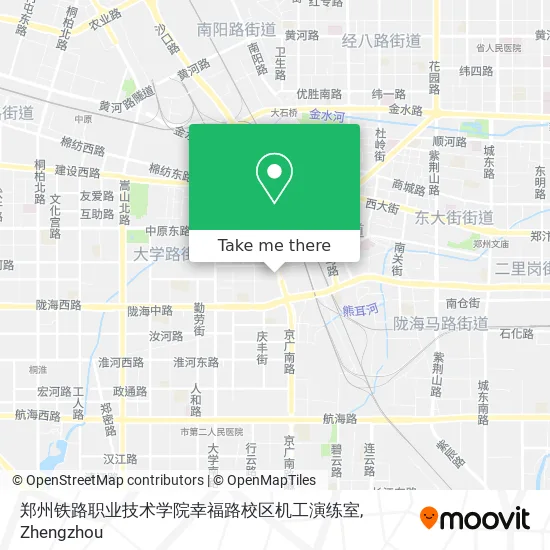 郑州铁路职业技术学院幸福路校区机工演练室 map