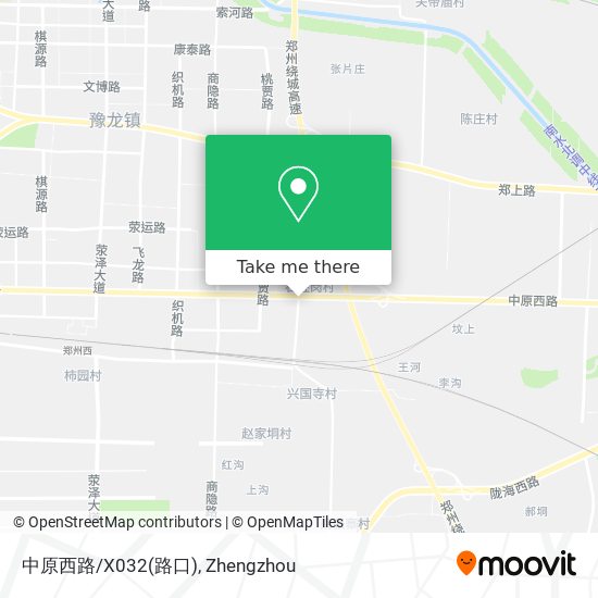 中原西路/X032(路口) map