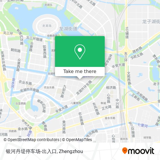 银河丹堤停车场-出入口 map
