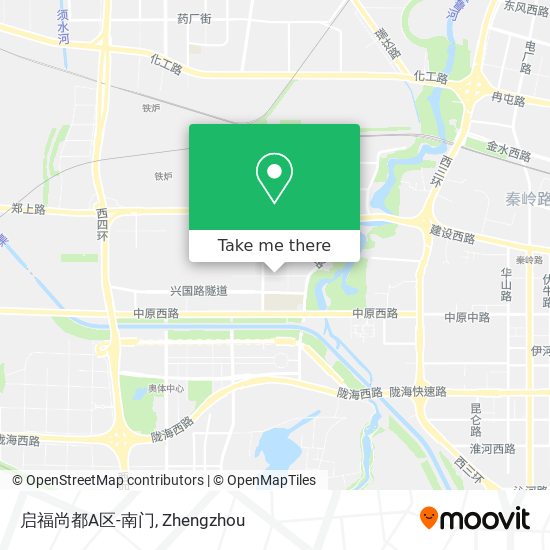 启福尚都A区-南门 map