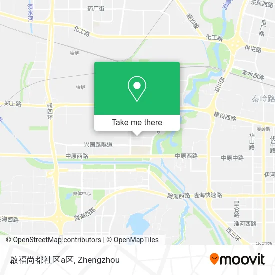 啟福尚都社区a区 map