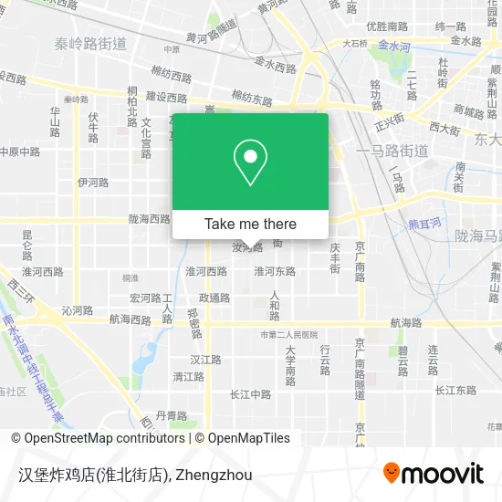 汉堡炸鸡店(淮北街店) map