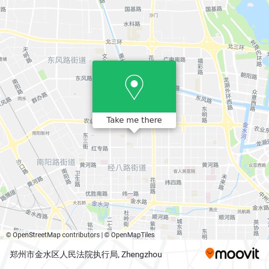 郑州市金水区人民法院执行局 map