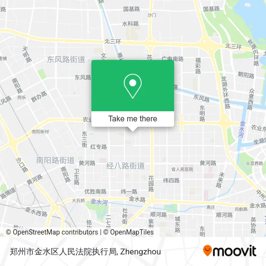 郑州市金水区人民法院执行局 map