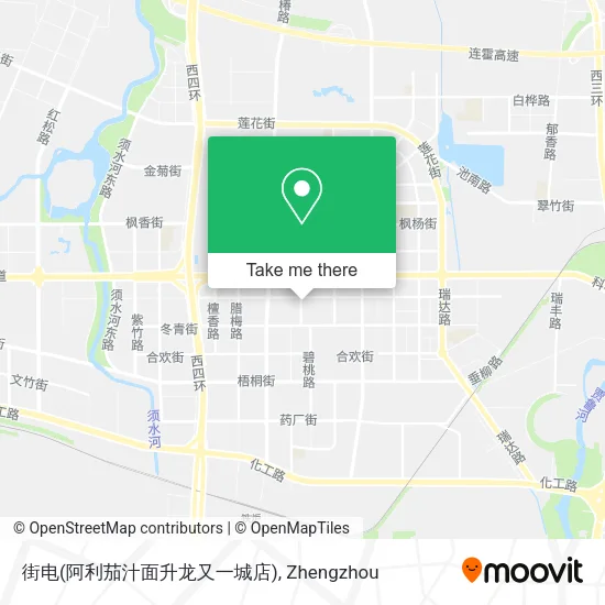 街电(阿利茄汁面升龙又一城店) map
