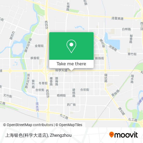 上海银色(科学大道店) map