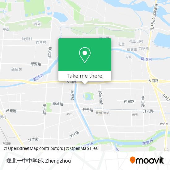 郑北一中中学部 map