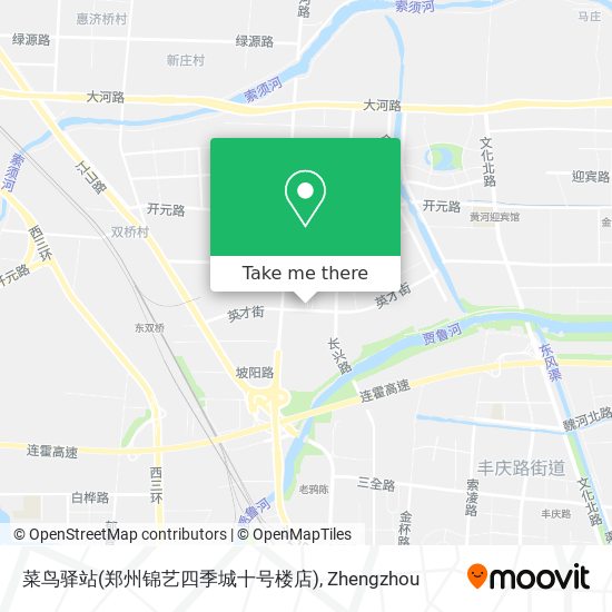 菜鸟驿站(郑州锦艺四季城十号楼店) map