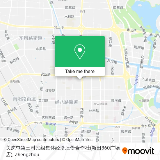 关虎屯第三村民组集体经济股份合作社(新田360广场店) map
