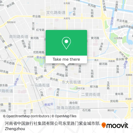 河南省中国旅行社集团有限公司东里路门紫金城市部 map