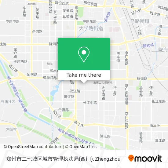 郑州市二七城区城市管理执法局(西门) map