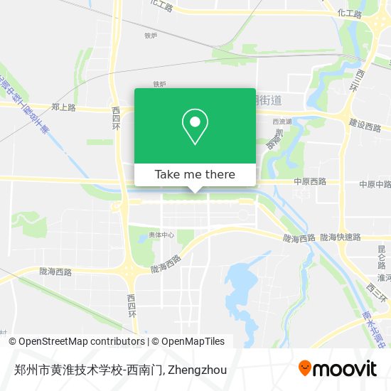 郑州市黄淮技术学校-西南门 map