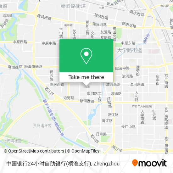 中国银行24小时自助银行(桐淮支行) map