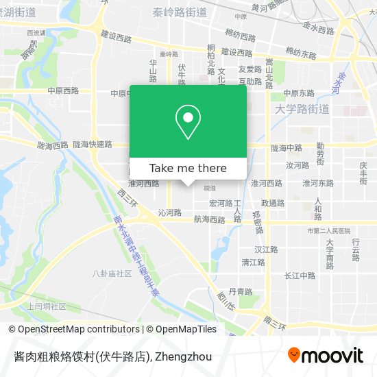 酱肉粗粮烙馍村(伏牛路店) map