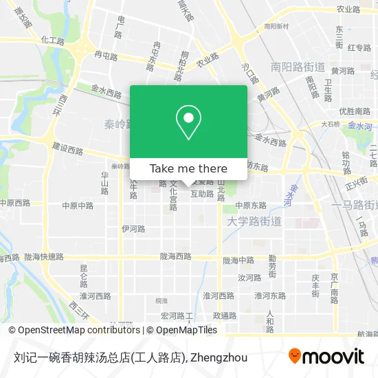 刘记一碗香胡辣汤总店(工人路店) map