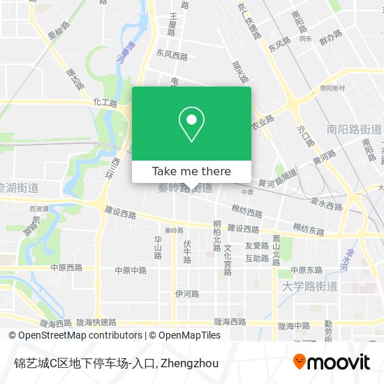 锦艺城C区地下停车场-入口 map
