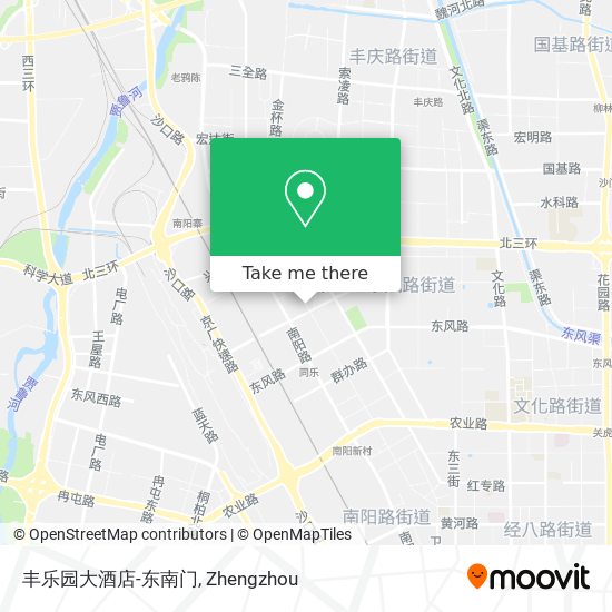 丰乐园大酒店-东南门 map