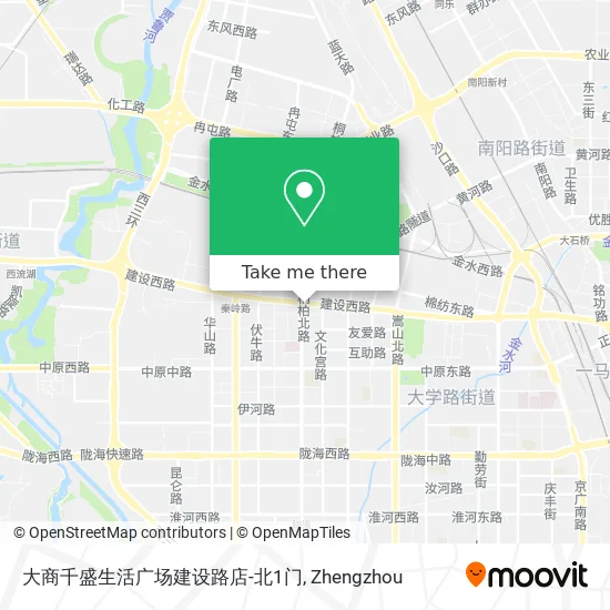 大商千盛生活广场建设路店-北1门 map