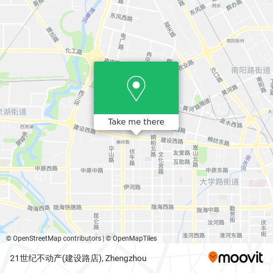 21世纪不动产(建设路店) map