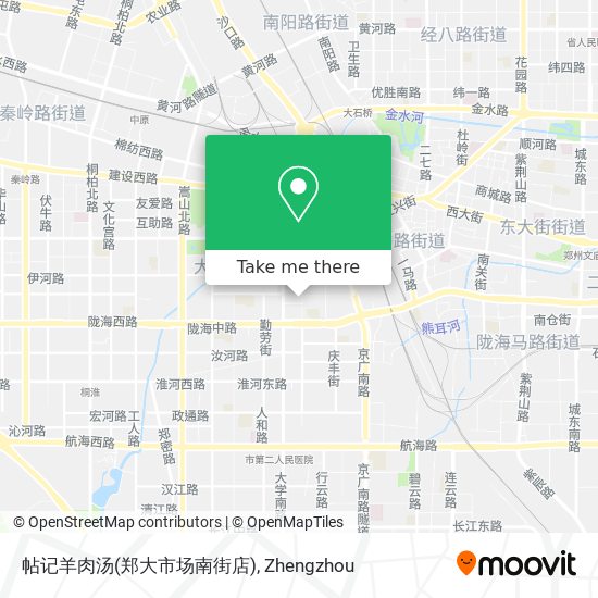 帖记羊肉汤(郑大市场南街店) map