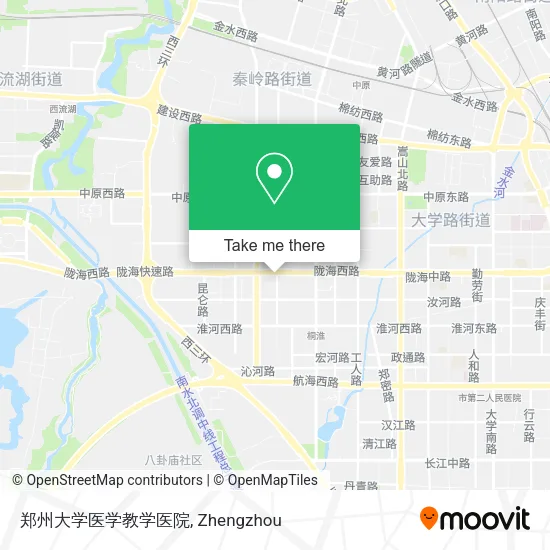 郑州大学医学教学医院 map