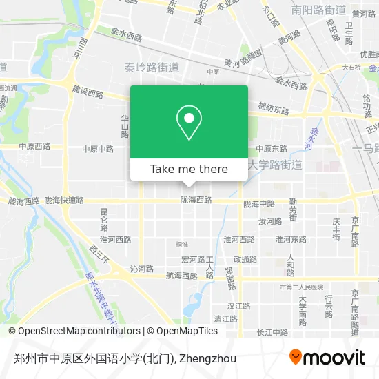 郑州市中原区外国语小学(北门) map