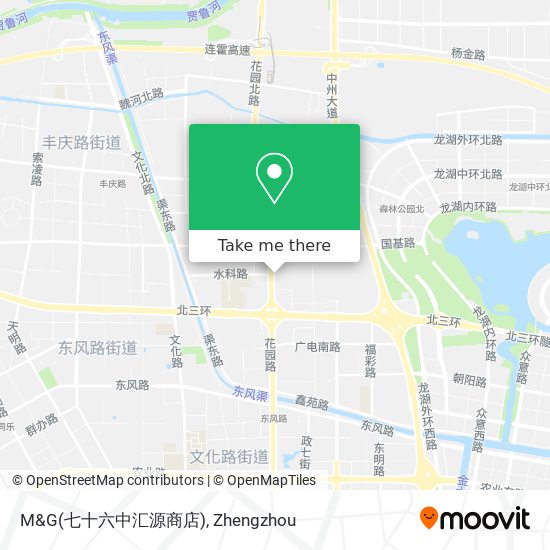 M&G(七十六中汇源商店) map