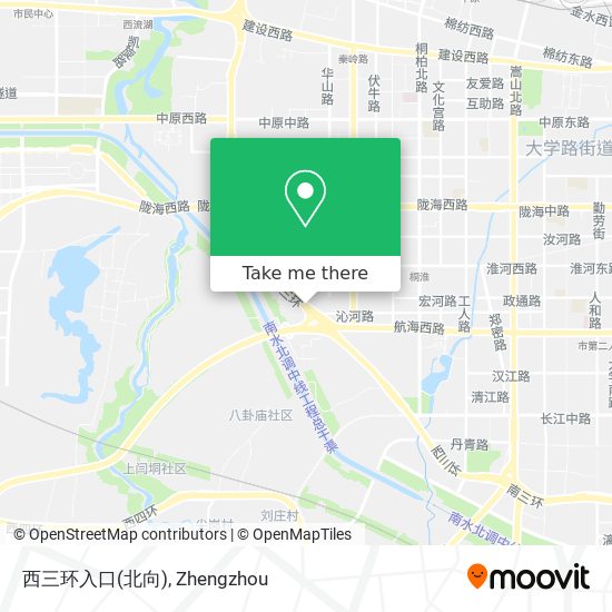 西三环入口(北向) map