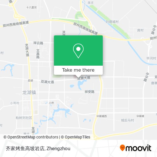 齐家烤鱼高坡岩店 map