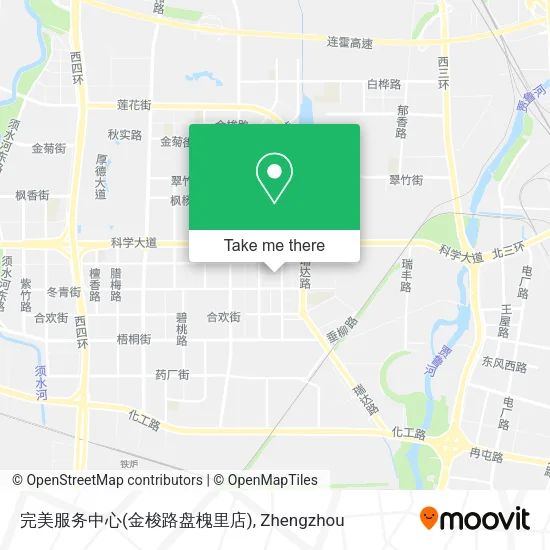 完美服务中心(金梭路盘槐里店) map