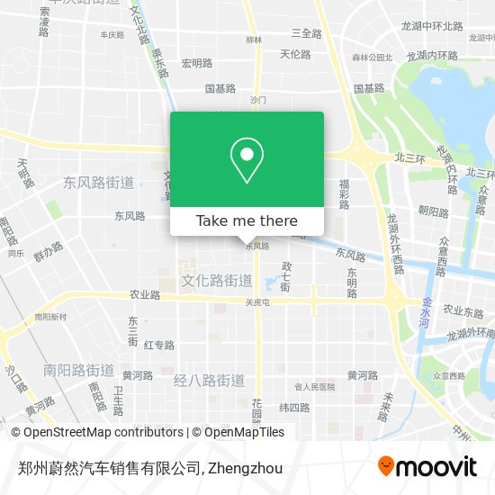 郑州蔚然汽车销售有限公司 map