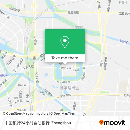 中国银行24小时自助银行 map