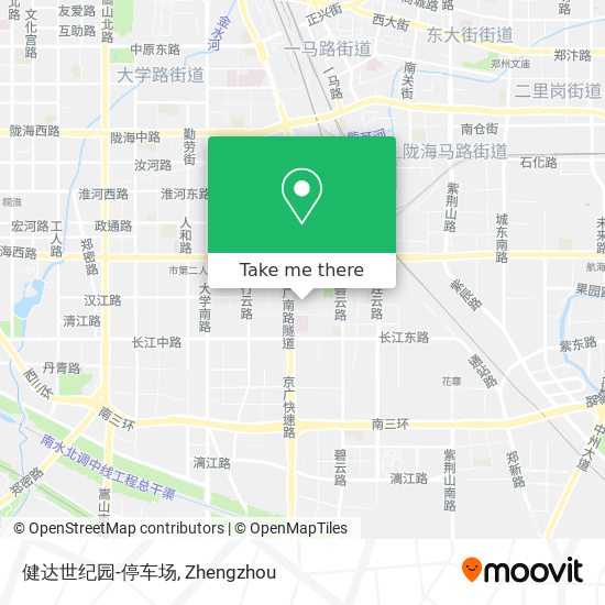 健达世纪园-停车场 map