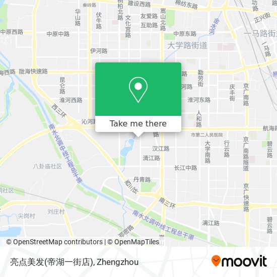 亮点美发(帝湖一街店) map