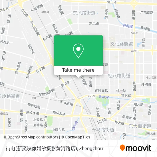 街电(新奕映像婚纱摄影黄河路店) map
